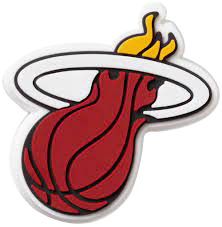 JIBBITZ NBA MIAMI HEAT LOGO