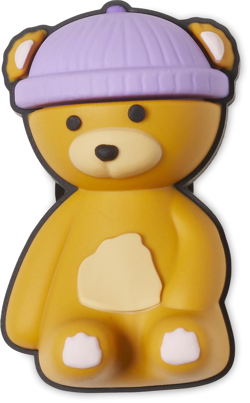 JIBBITZ TEDDY BEAR WITH BEANIE
