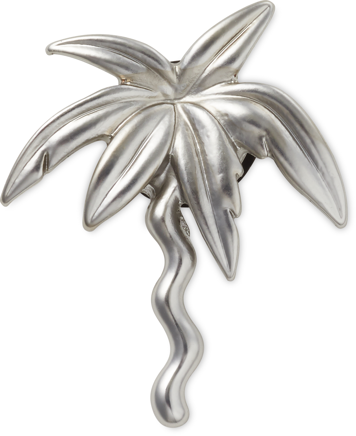 JIBBITZ SILVER TRIPPY PALM TREE