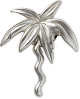 JIBBITZ SILVER TRIPPY PALM TREE