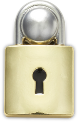 JIBBITZ PADLOCK DANGLE