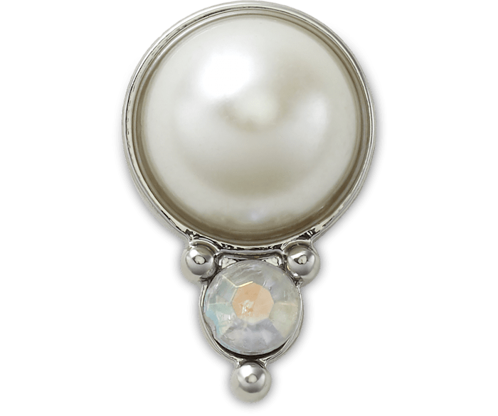 JIBBITZ PEARL DROP CHARM