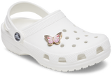 JIBBITZ Pink Elev Clrful Butterfly