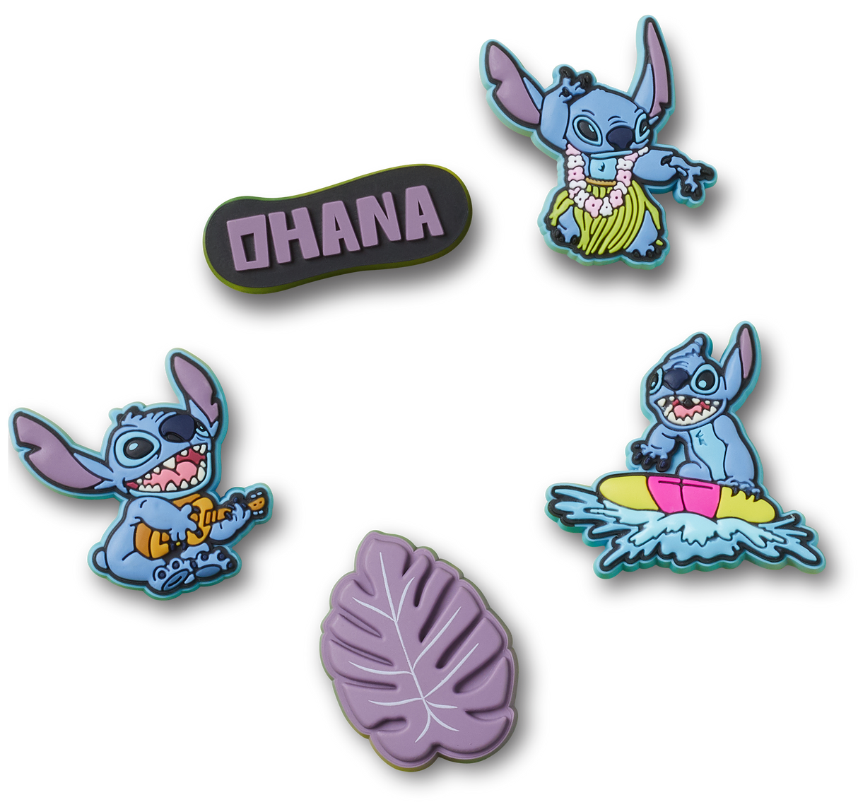 JIBBITZ STITCH TROPICAL 5PCK