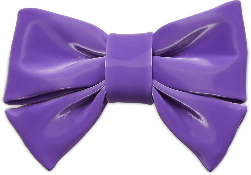 JIBBITZ HYPER PURPLE BOW