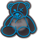 JIBBITZ LIGHTS UP TRANSLUCENT BEAR