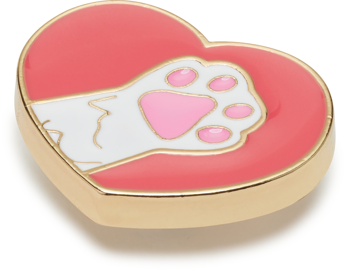 JIBBITZ HEART CAT TOE BEAN