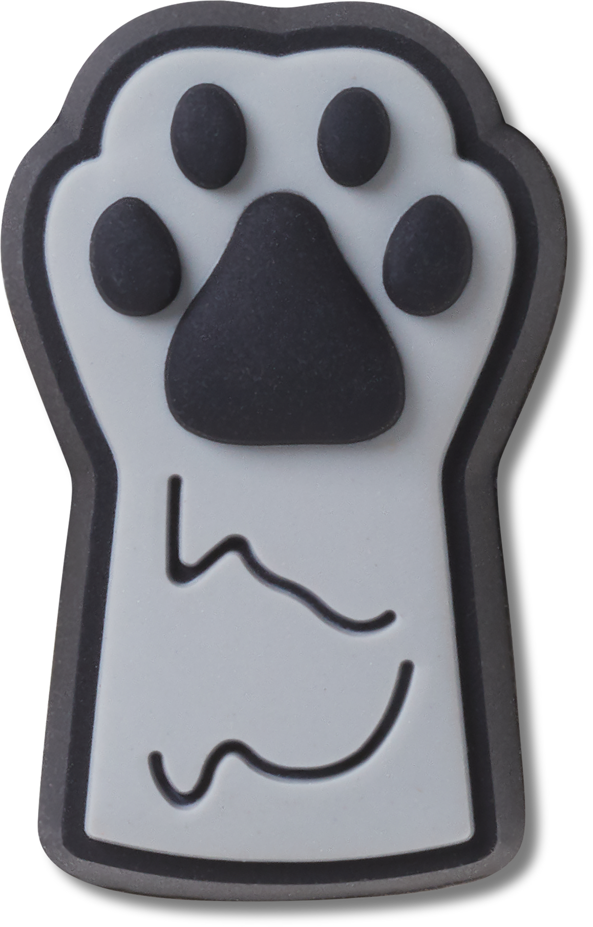 JIBBITZ GREY KITTY PAW