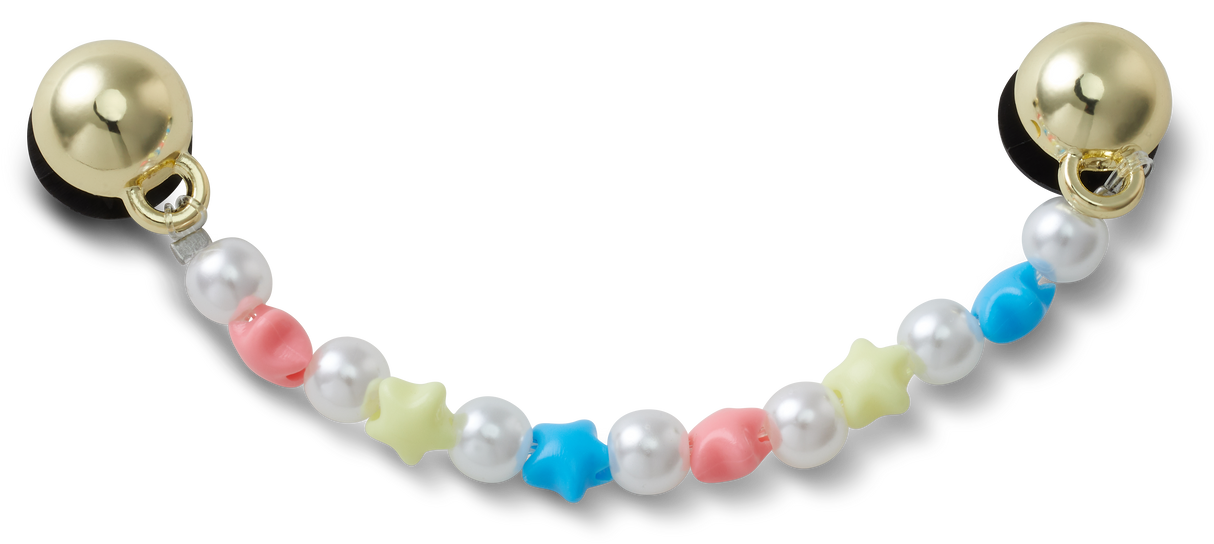 JIBBITZ PEARL AND STAR CHAIN