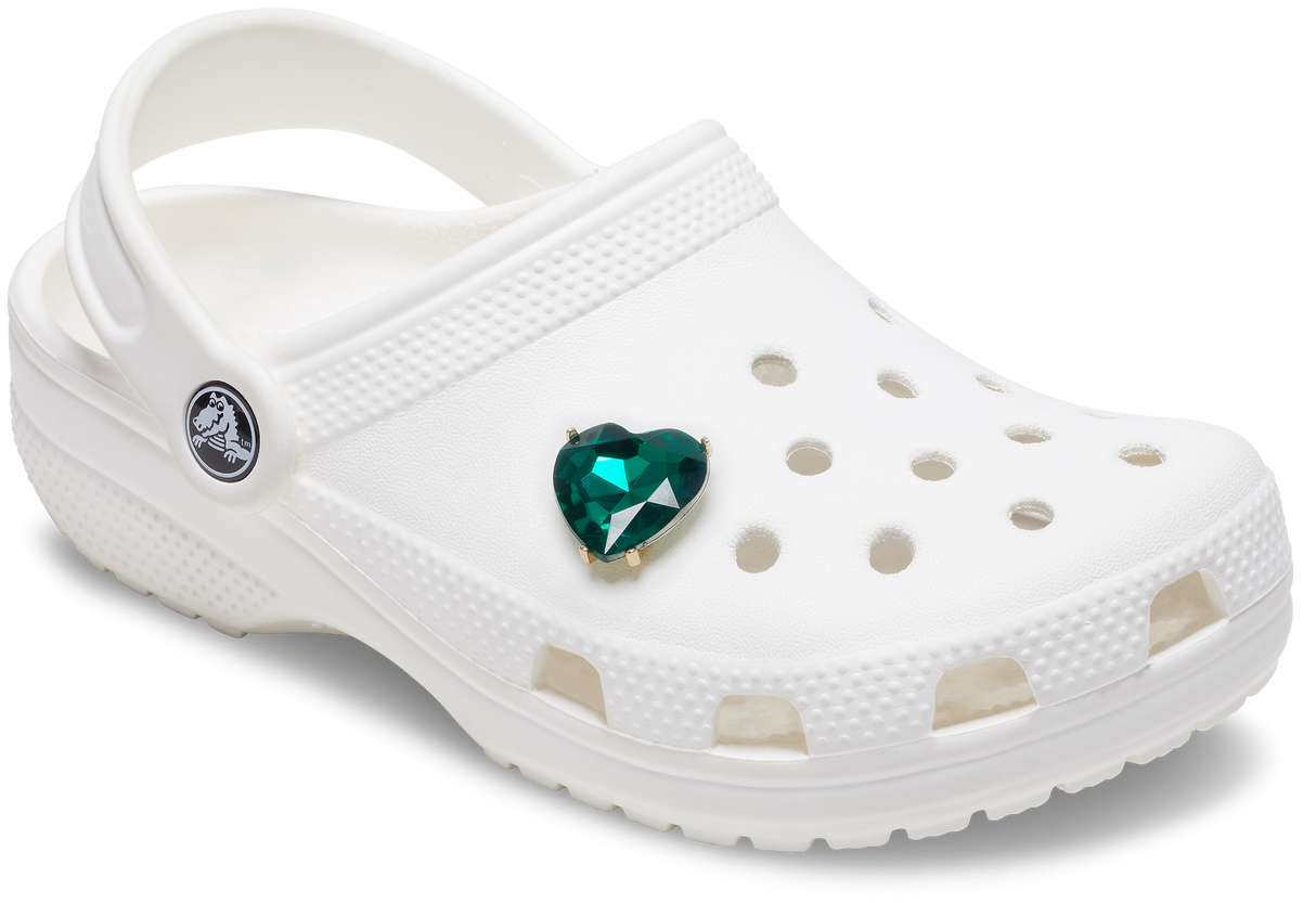 JIBBITZ EMERALD HEART GEM