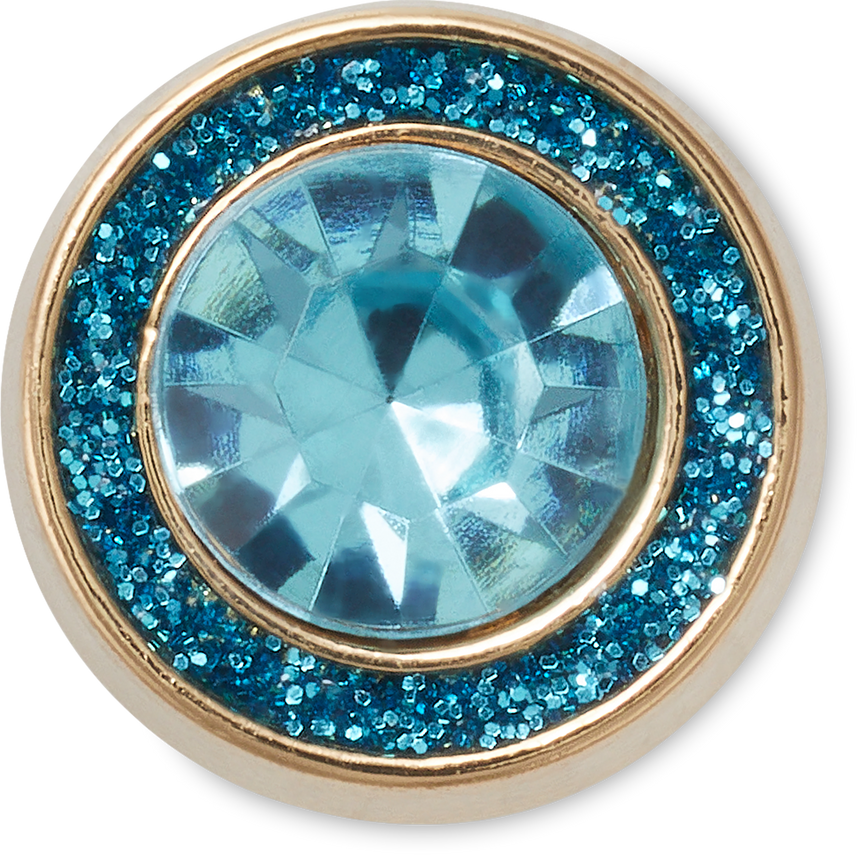 JIBBITZ Circle Blue Gem
