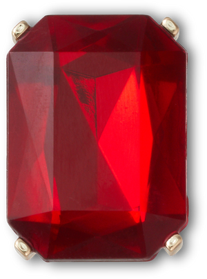 JIBBITZ Ruby Square Gem