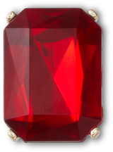 JIBBITZ Ruby Square Gem