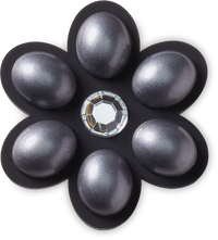 JIBBITZ Charcoal Flower Gem