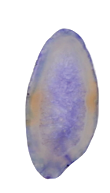 JIBBITZ PURPLE GLASS CUT STONE