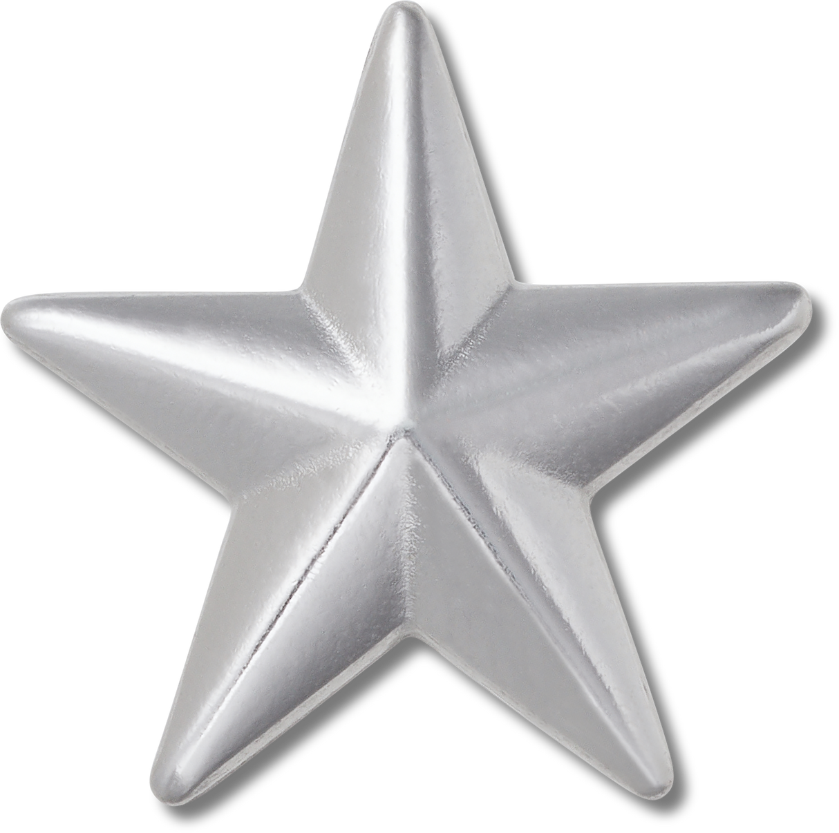 JIBBITZ SILVER STAR BADGE