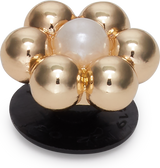 JIBBITZ Gold and Pearl Tiny Flower