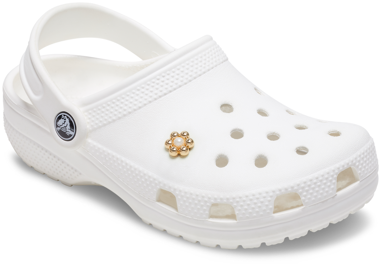 JIBBITZ Gold and Pearl Tiny Flower