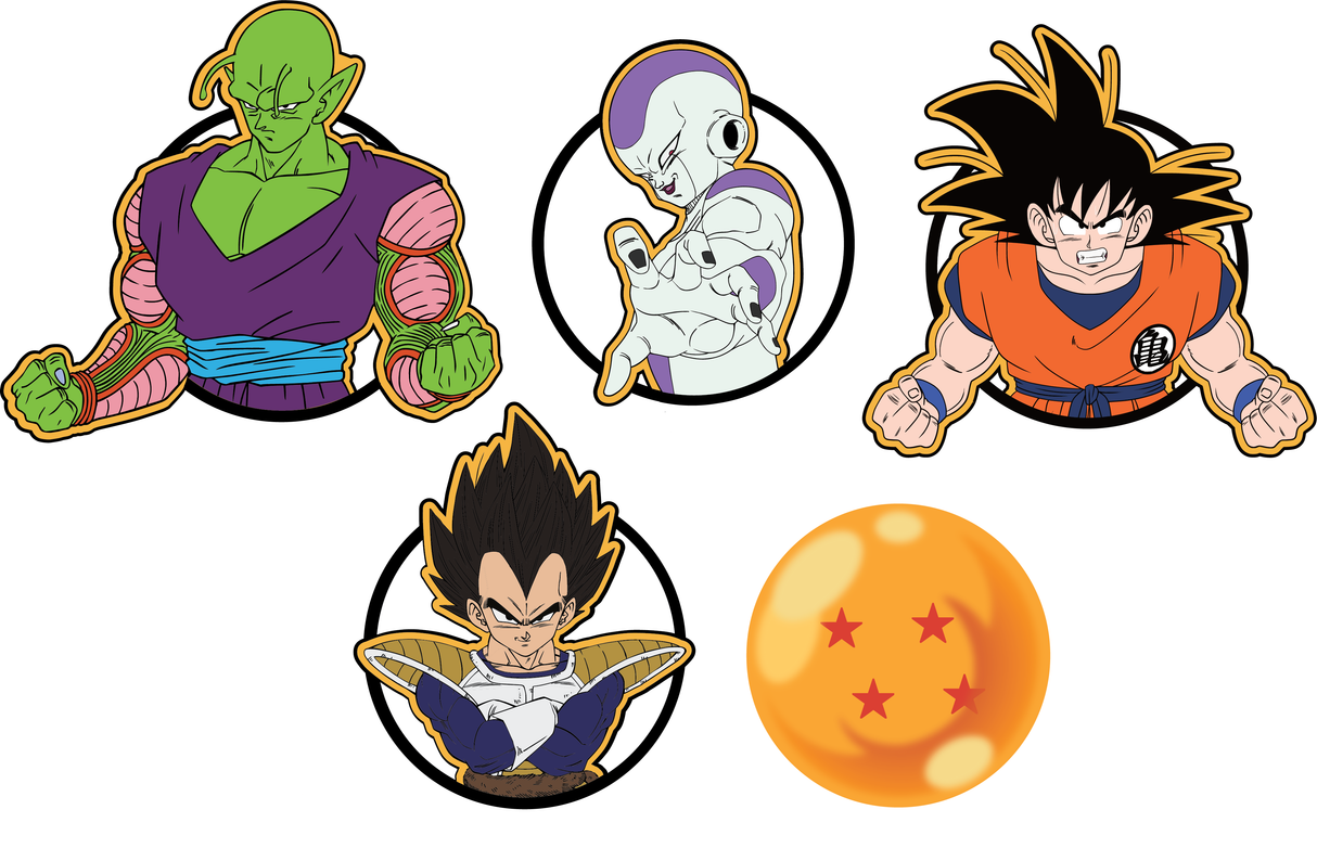 JIBBITZ  DRAGON BALL Z 5 PACK