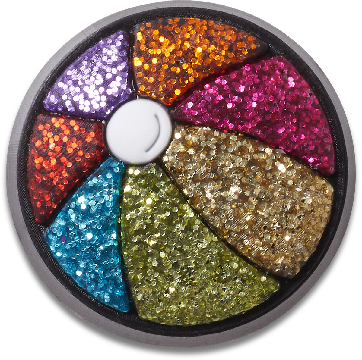 Jibbitz Glitter Beach Ball | Crocs | Footwear Jibbitz Glitter Beach Ball | Crocs | Footwear