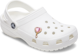 JIBBITZ Gold Heart Gem with Pearl