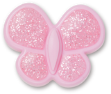 JIBBITZ Tiny Pink Glitter Butterfly