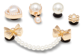 JIBBITZ Pearly Gold 5 Pack