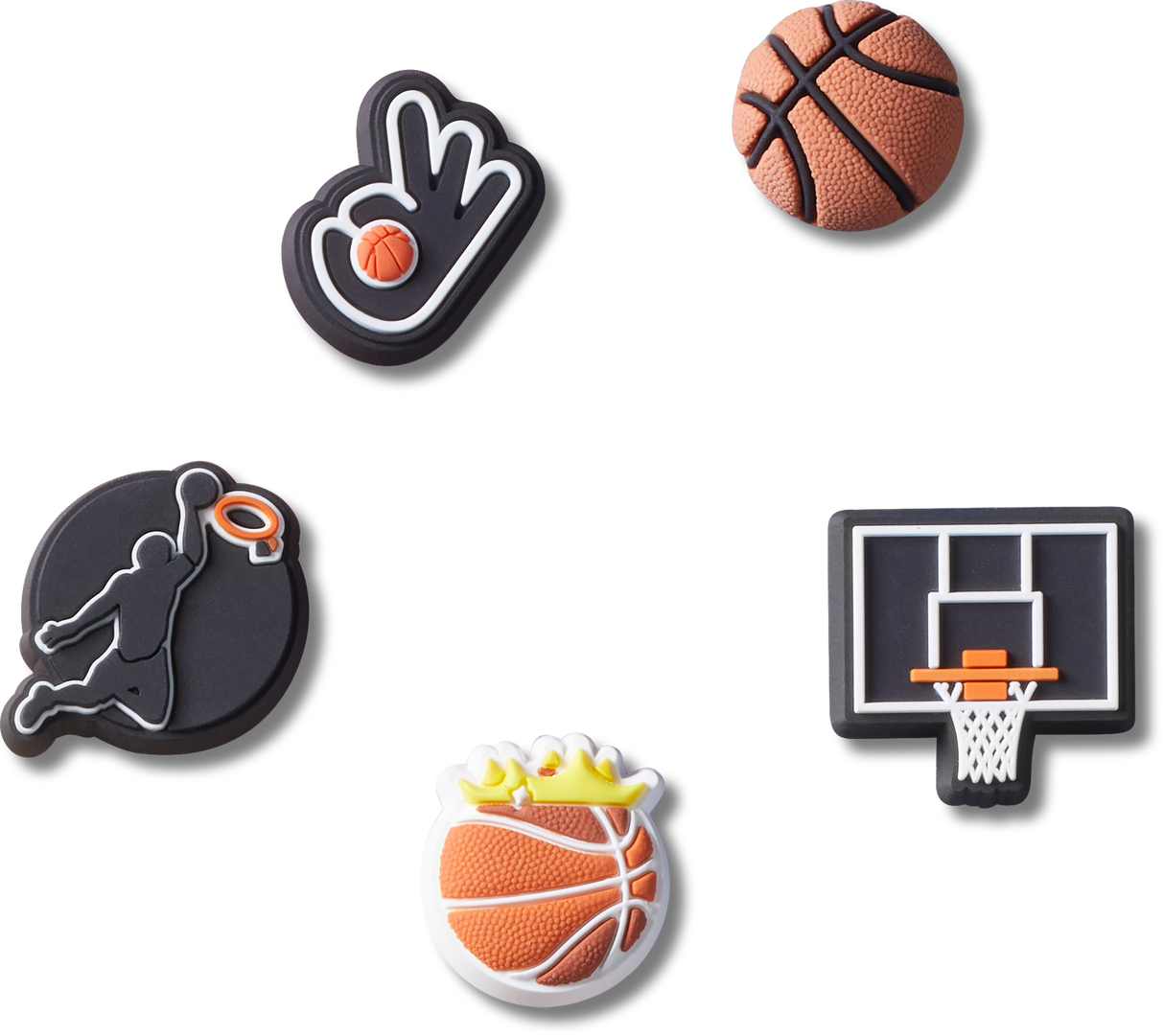 JIBBITZ Basketball Team 5 Pack