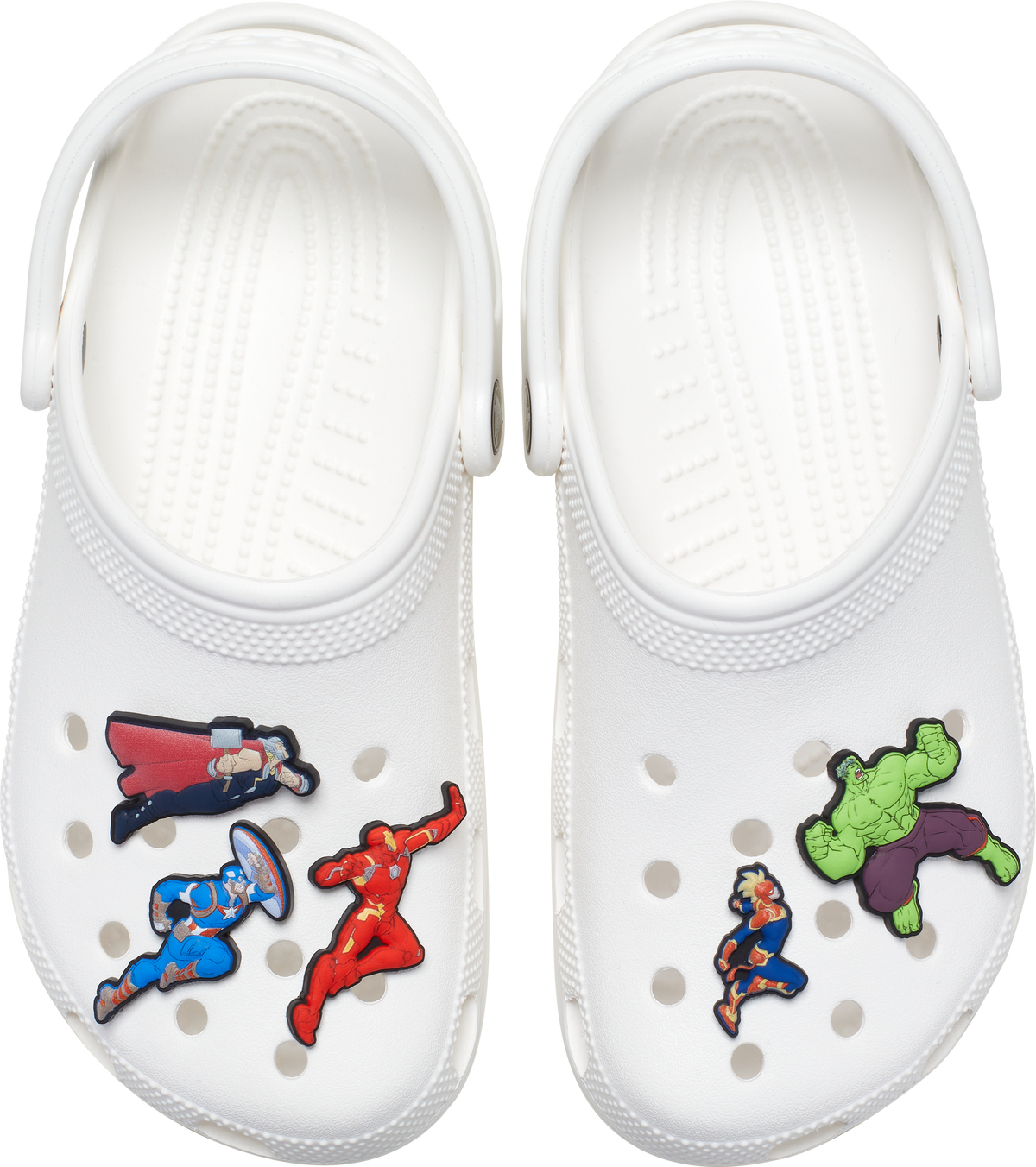 Jibbitz Avengers Heroes 5pck | Crocs | Footwear Jibbitz Avengers Heroes 5pck | Crocs | Footwear