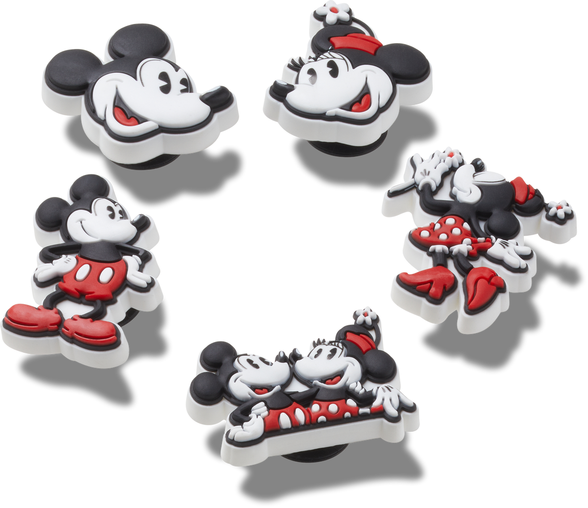 Jibbitz Mickey And Minnie 5pck | Crocs | Footwear Jibbitz Mickey And Minnie 5pck | Crocs | Footwear