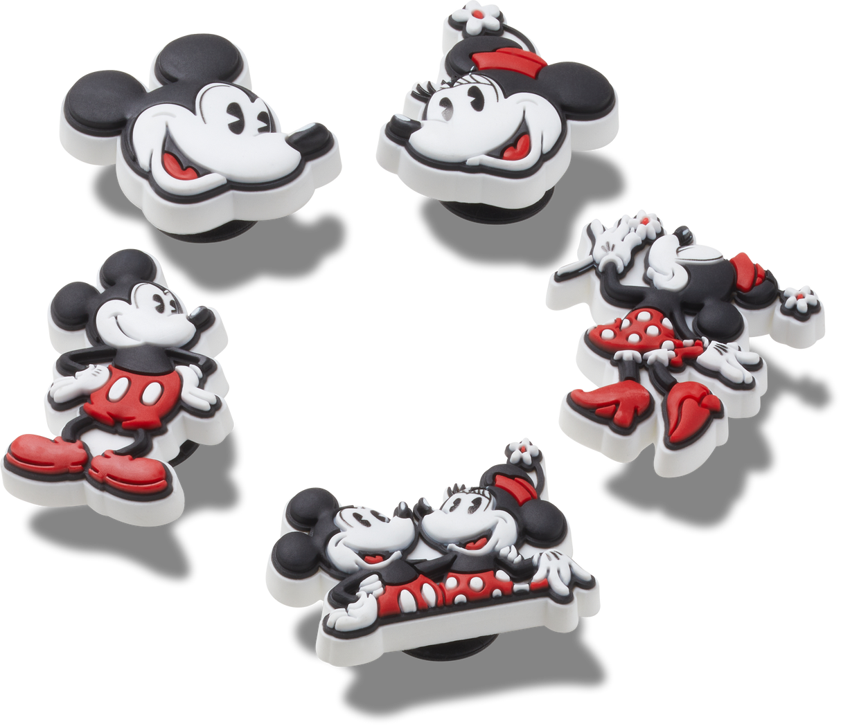 JIBBITZ Mickey and Minnie 5Pck
