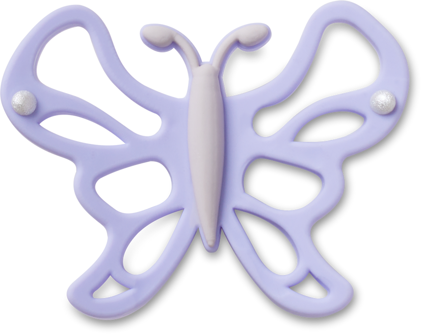 JIBBITZ  Purple Cut Out Butterfly