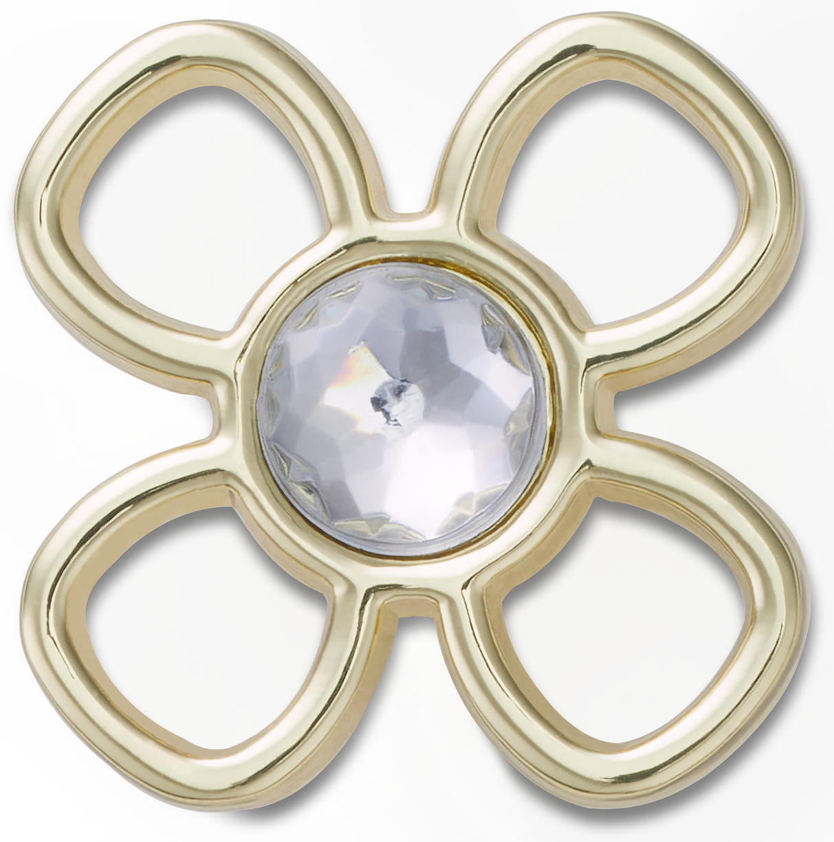 JIBBITZ Cutout Gold Flower