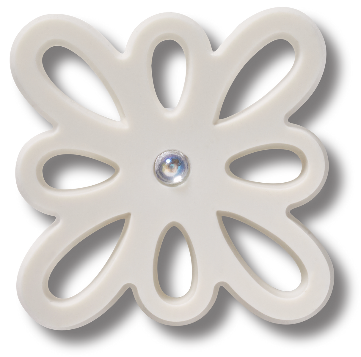 JIBBITZ Cutout White Flower
