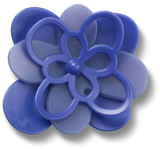 JIBBITZ Blooming Dark Blue Flower