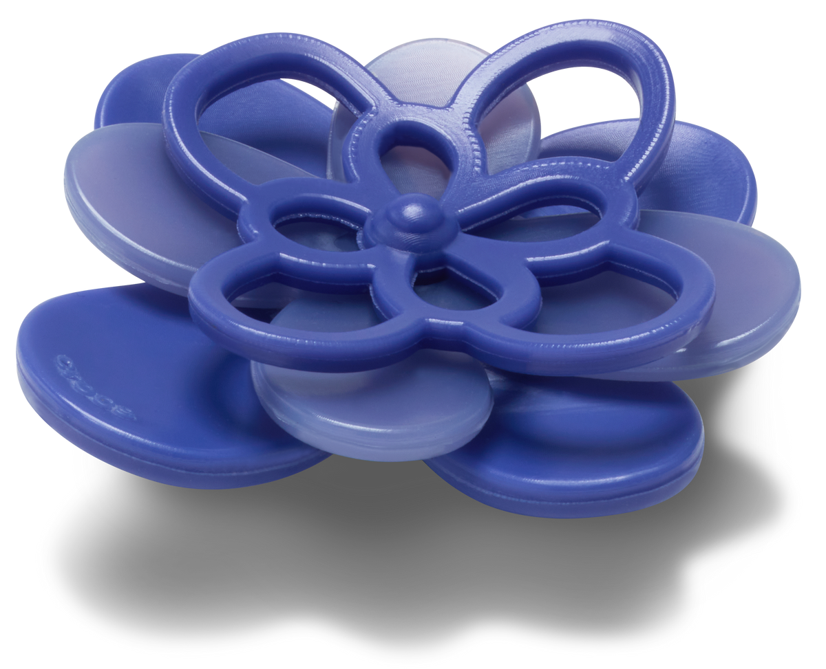 Jibbitz Blooming Dark Blue Flower | Crocs | Footwear Jibbitz Blooming Dark Blue Flower | Crocs | Footwear