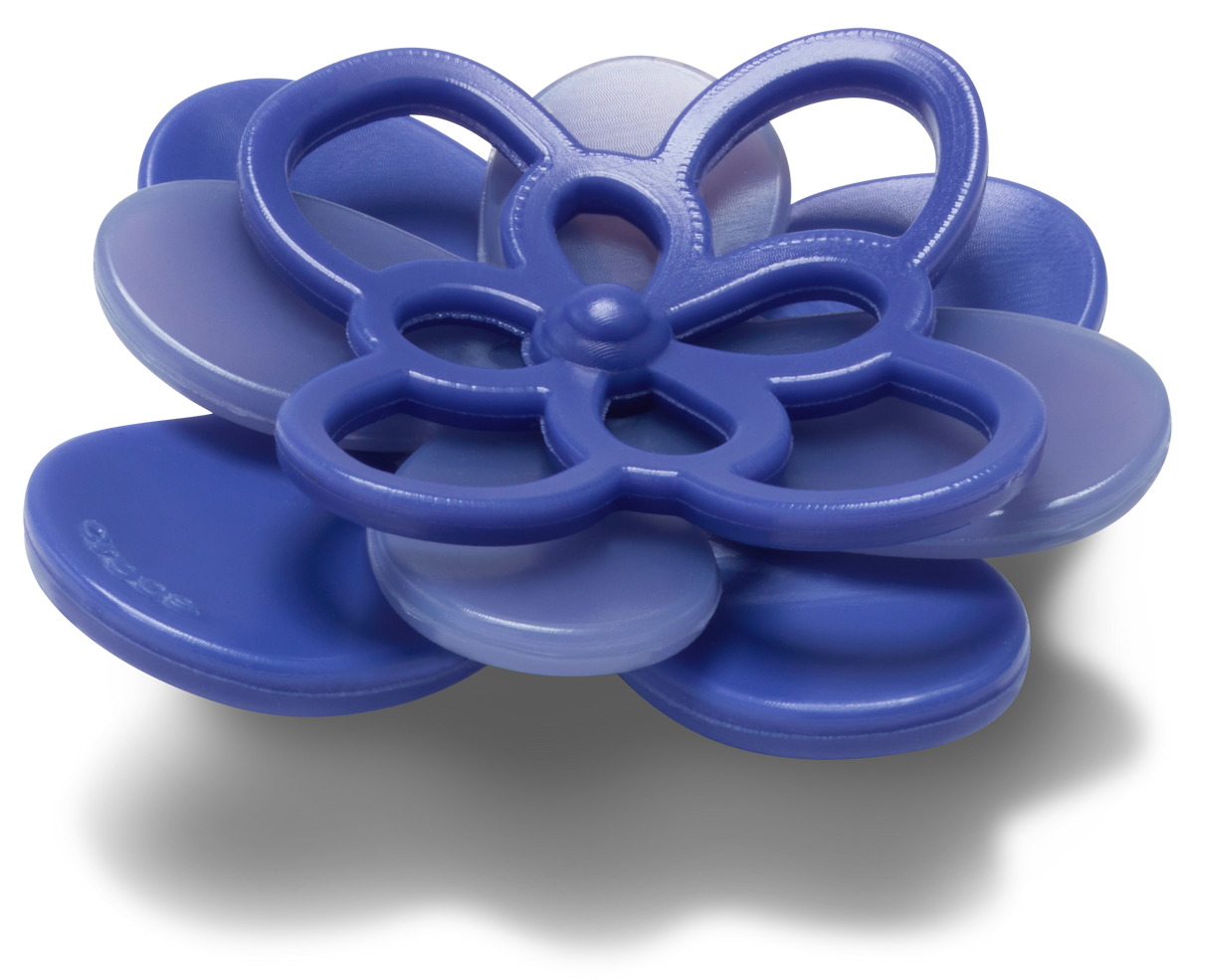 JIBBITZ Blooming Dark Blue Flower