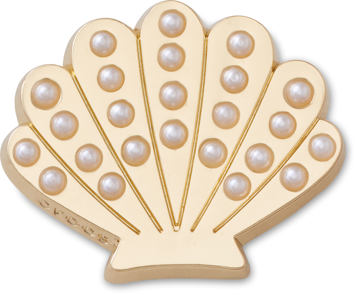 Jibbitz Gold And Pearl Seashell | Crocs | Footwear Jibbitz Gold And Pearl Seashell | Crocs | Footwear