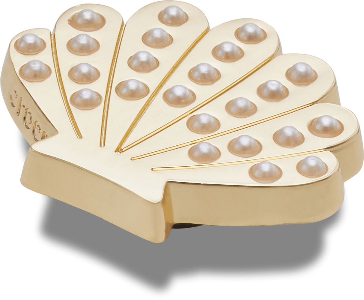 JIBBITZ Gold and Pearl Seashell
