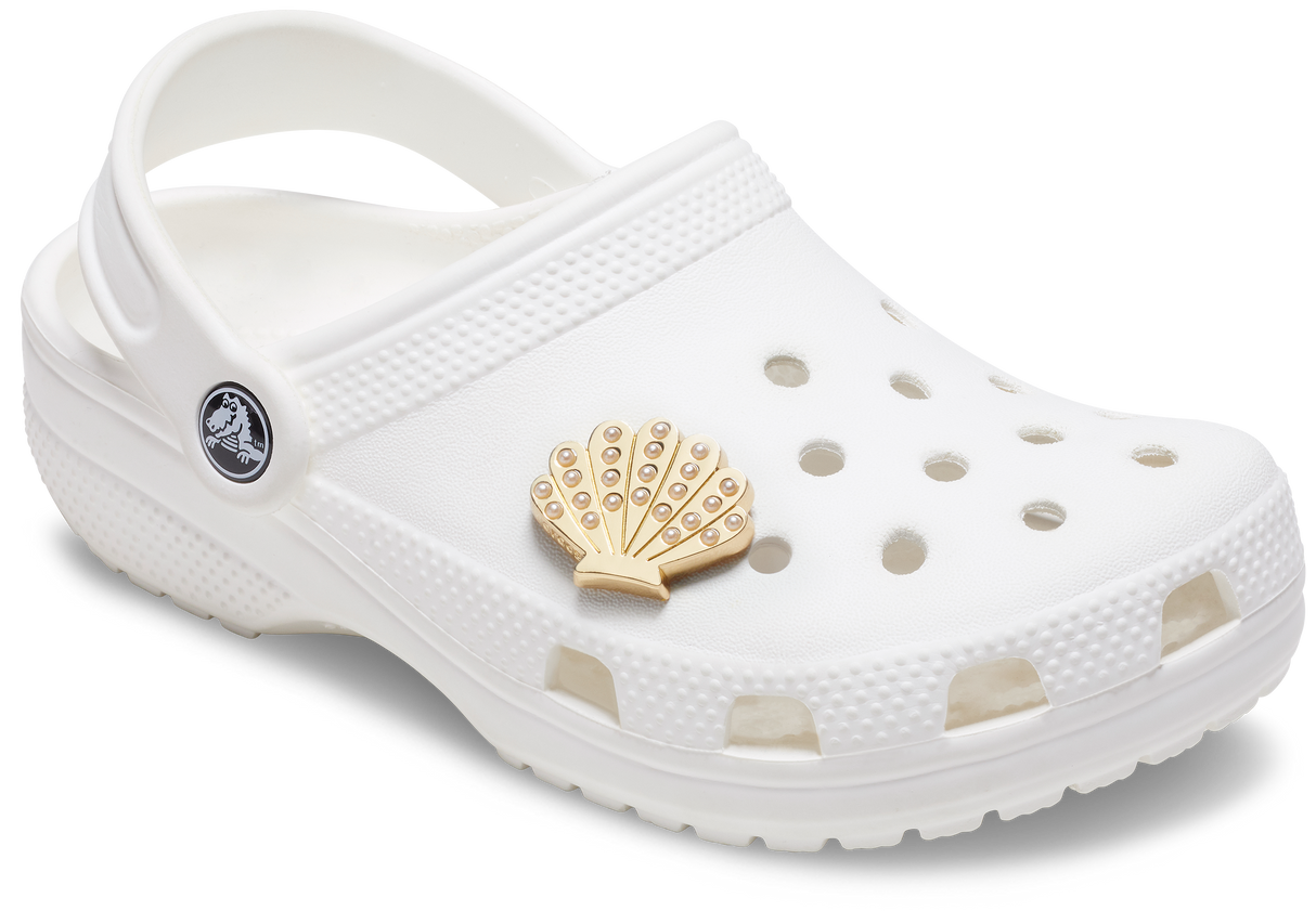 JIBBITZ Gold and Pearl Seashell