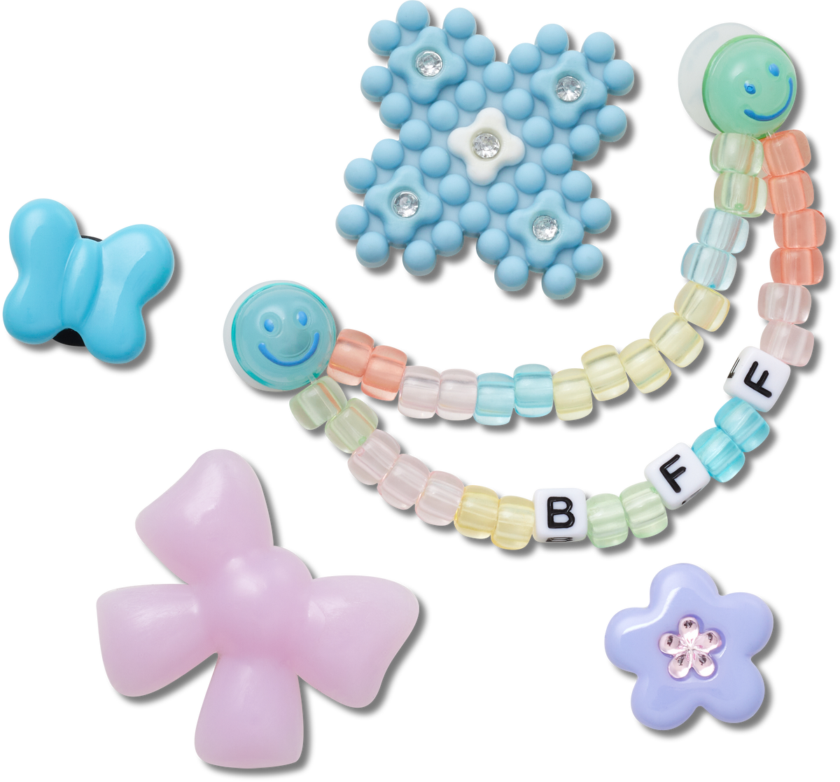 Jibbitz Girly Festival 5 Pack | Crocs | Footwear Jibbitz Girly Festival 5 Pack | Crocs | Footwear