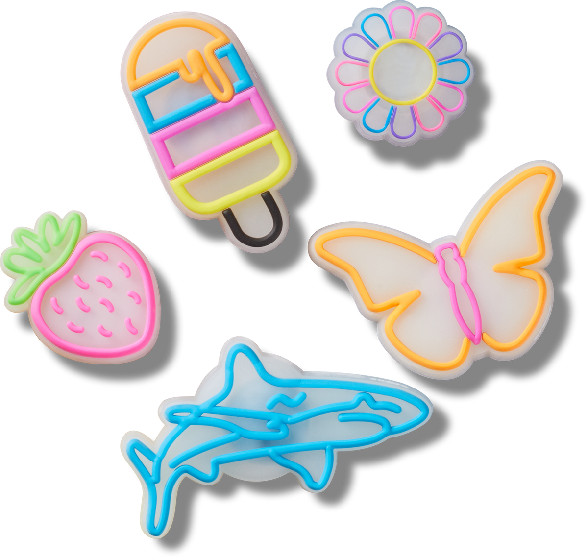Jibbitz Lights Up Summer 5 Pack | Crocs | Footwear Jibbitz Lights Up Summer 5 Pack | Crocs | Footwear