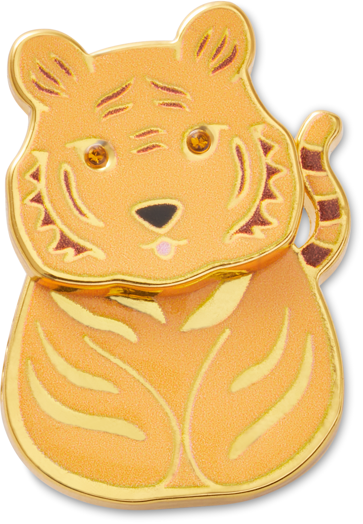 JIBBITZ Gold Tiger