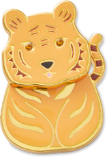 JIBBITZ Gold Tiger