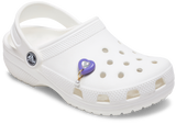 JIBBITZ Purple Heart With Pearl