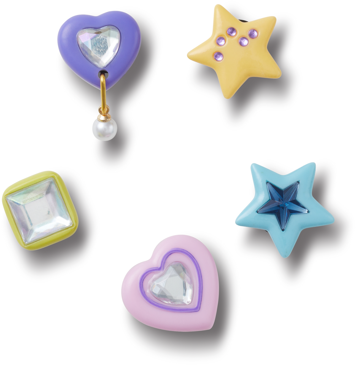 Jibbitz Dazzling Gems 5 Pack | Crocs | Footwear Jibbitz Dazzling Gems 5 Pack | Crocs | Footwear