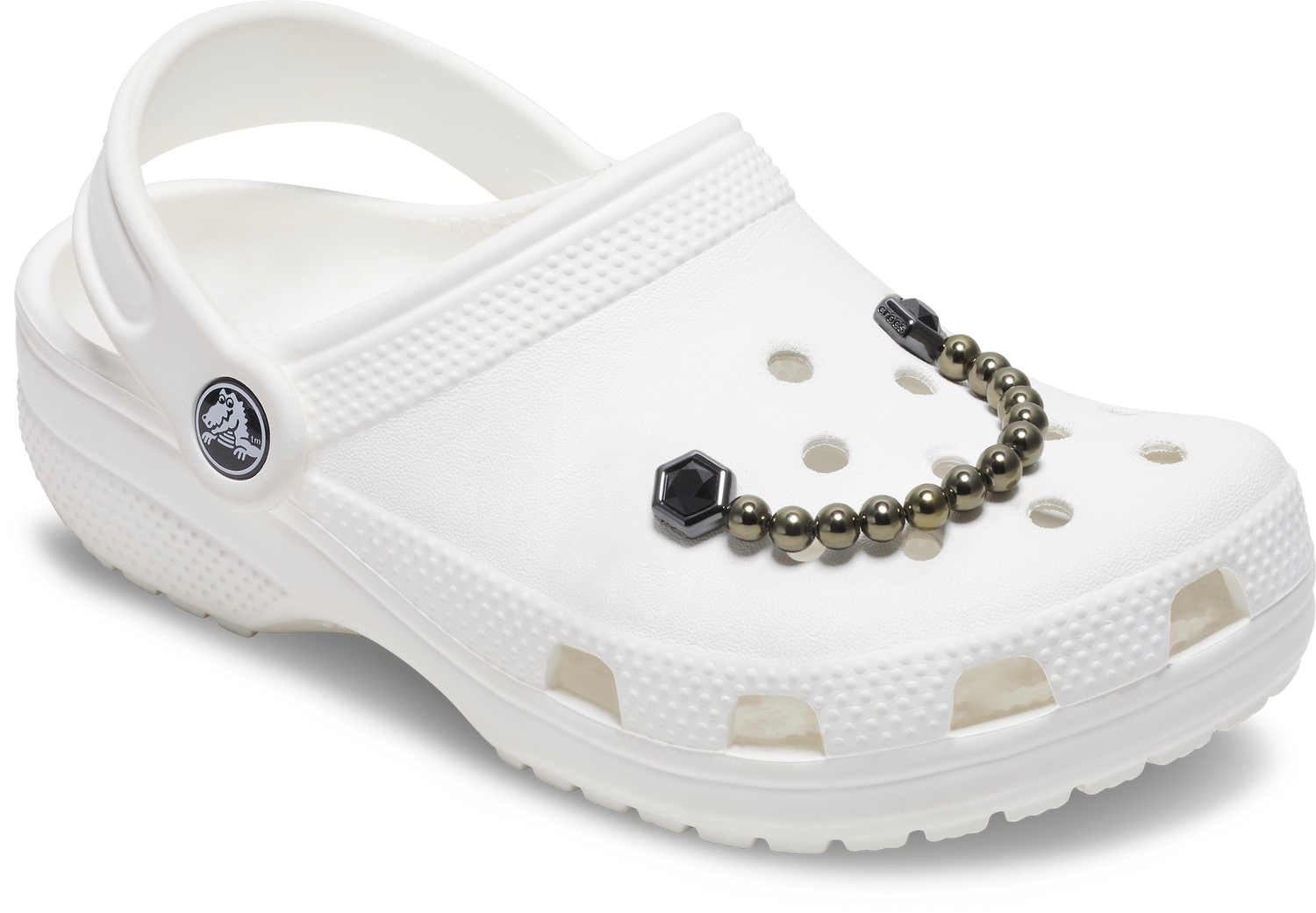 Jibbitz Punk Gunmetal Chain | Crocs | Footwear Jibbitz Punk Gunmetal Chain | Crocs | Footwear