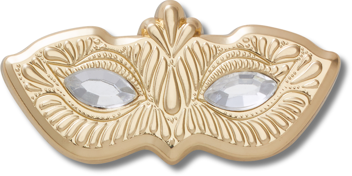 Jibbitz Gold Masquerade Mask | Crocs | Footwear Jibbitz Gold Masquerade Mask | Crocs | Footwear
