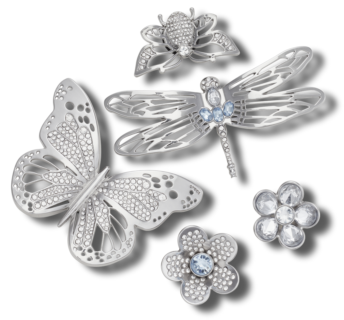 Jibbitz Garden Silver Pendant 5 Pack | Crocs | Footwear Jibbitz Garden Silver Pendant 5 Pack | Crocs | Footwear