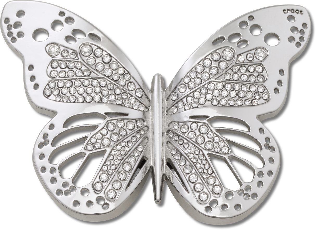 JIBBITZ Silver Cutout Butterfly